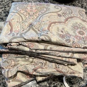 Pottery Barn King Duvet & Shams